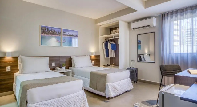 Одноместный номер Superior с видом на город Tambaqui Praia Hotel