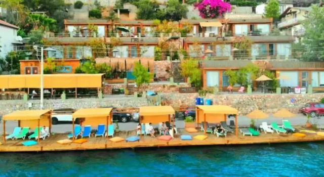 Bungalow With Pier Terrace View in Bozburun, Rezervovat Hotel Ortakent Bodrum