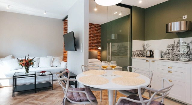 Aparthotel Dietla 109 Horizon Apartments, Забронировать Апартаменты/квартира Отели Кракова с завтраком, рядом с Церковь Святого Франциска Ассизи, Завтраки