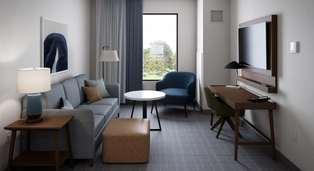 Двухместный люкс c 1 комнатой Staybridge Suites - Iowa City - Coralville by IHG