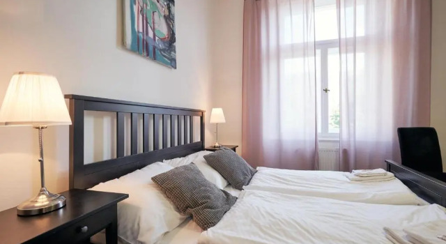 Komfort Doppel Zimmer mit Blick Hostel Mikoláše Alše