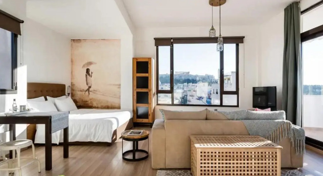 Студия Explore Nightlife Near an Apartment With an Acropolis View