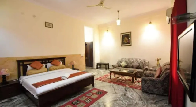 Двухместный номер Deluxe с балконом и с красивым видом из окна Satyam Palace Resort