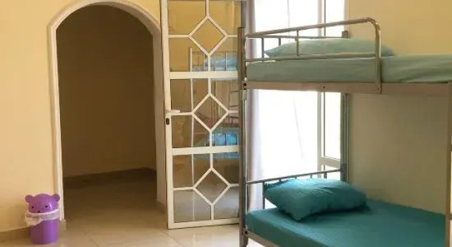 Кровать в общем номере Heritage Hostel Muscat