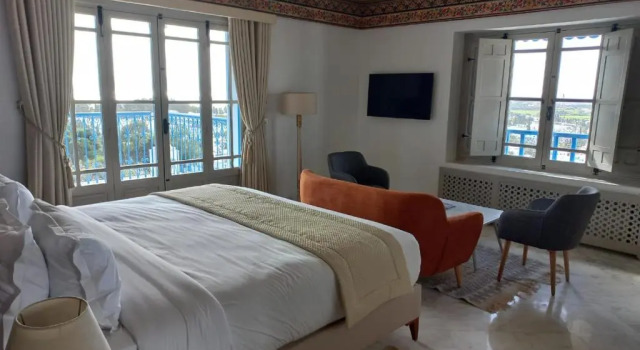 Двухместный номер Deluxe с балконом и с видом на море La Menara Hotel & SPA