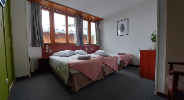 Трёхместный номер Standard с красивым видом из окна Chalet Du Crey
