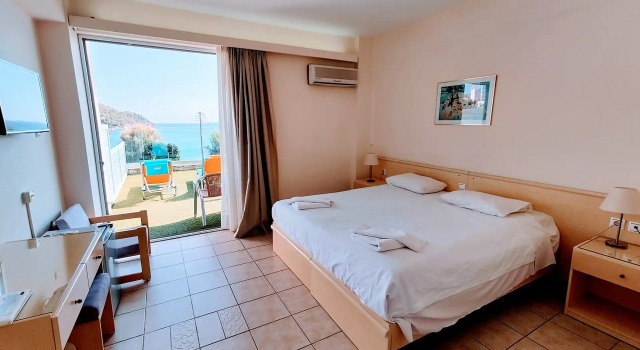 Двухместный номер с видом на море New Aegli Resort Hotel