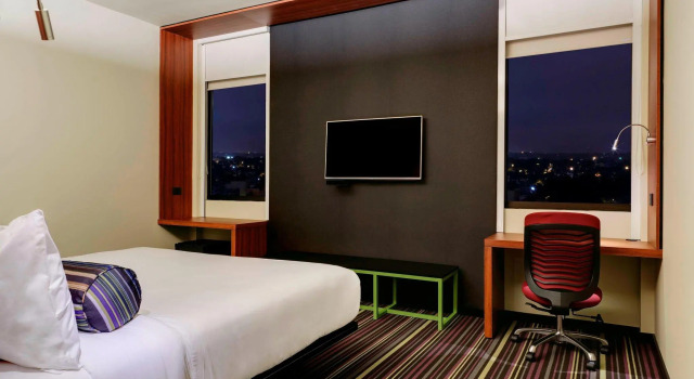 Standard double chambre Vue sur la ville Aloft Asuncion