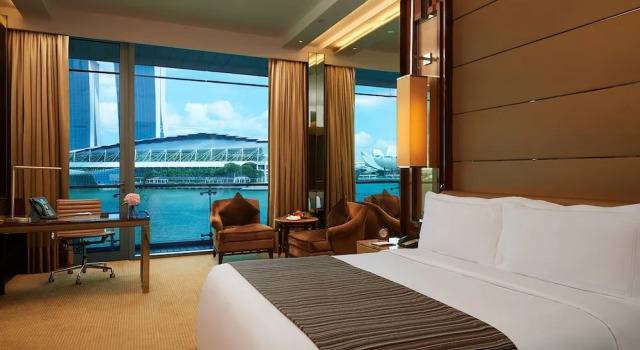 Двухместный номер с видом на залив The Fullerton Bay Hotel Singapore