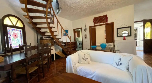 Коттедж Spacious Maisonette on the "eu Blue Beach" of Kalogria in Sithonia, Greece Num1
