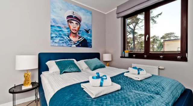 Апартаменты c 1 комнатой с балконом Villa Aqua BlueApart Jurata