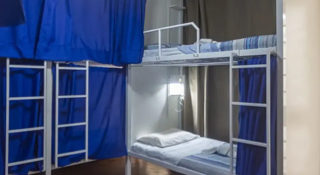 Кровать в общем номере Bela Curitiba Hostel