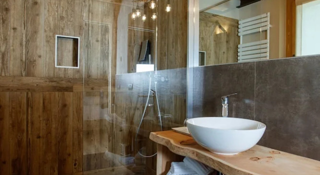 Трёхместный номер Luxury с видом на горы Agriturismo San Gallo