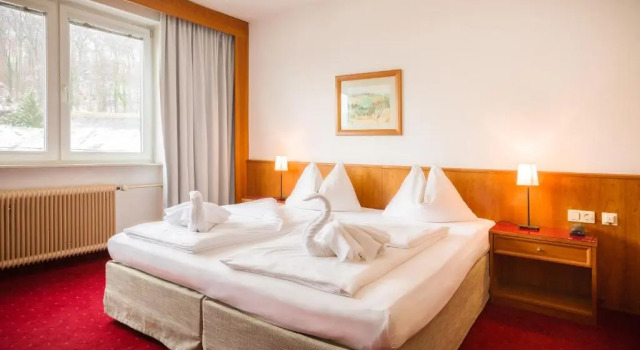 Komfortní Dvoulůžkový s manželskou postelí pokoj Hotel Neutor Salzburg