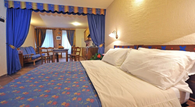 Студия с видом на горы Family Apartments Le Chalet