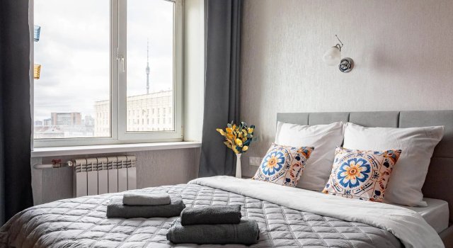 InHome24 on Mira Avenue 116A, Book Lejlighed Lejligheder i Moskva, Lejlighed