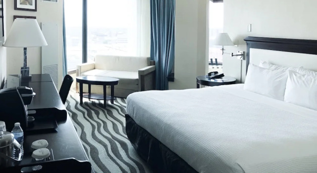 Двухместный номер Deluxe с видом на реку Fort Pontchartrain Detroit, a Wyndham Hotel