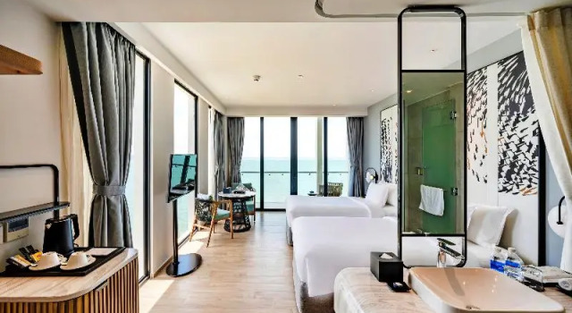 Номер Deluxe c 1 комнатой с видом на океан Anya Premier Beachfront Hotel Quy Nhon