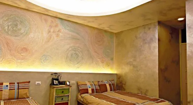 Deluxe pokoj 3D Sunflower Embossed B&B