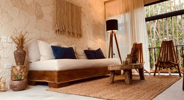 Vida Tulum Boho Apartment 15 with DayPass Hotel Bardo, Rezervasyon Daire Tulum havuzlu oteller, Yüzme Havuzu