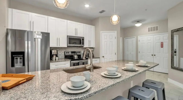 Апартаменты с 3 комнатами Luxurious Condo Near Disneyfree Waterpark Access
