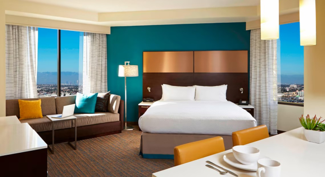 Двухместная студия Residence Inn by Marriott Los Angeles LAX/Century Boulevard