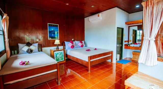 Бунгало Superior с балконом и с красивым видом из окна Venus Resort