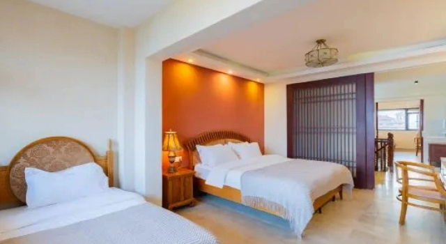 Люкс Дуплекс с 2 комнатами с видом на море Highlights Holiday Seaview Apartment (Qionghai Boao Aaron Meeting Site)