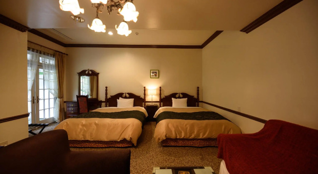 Двухместный номер Deluxe Yufuin Hotel Mori-no-Terrace