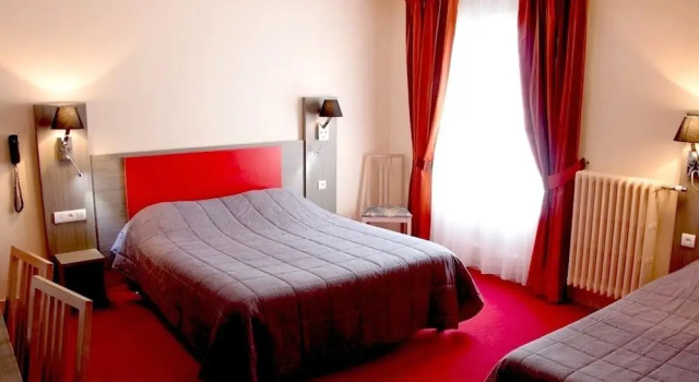 Номер Standard Logis Hôtel Saint-Hubert