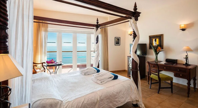 Двухместный номер Deluxe с балконом и с видом на море Boa Vista Hotel & Spa