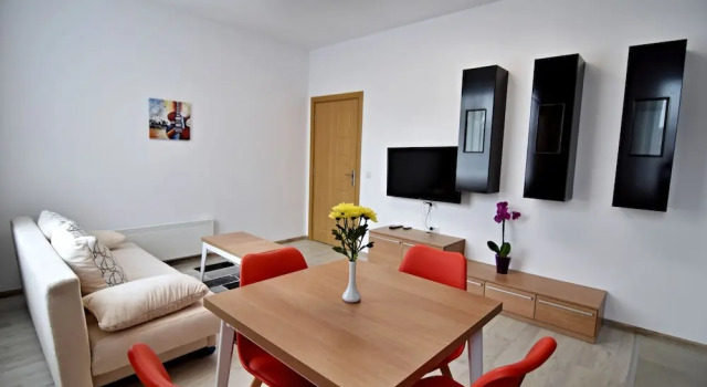 Апартаменты с балконом и с видом на город Stela Deluxe Apartments