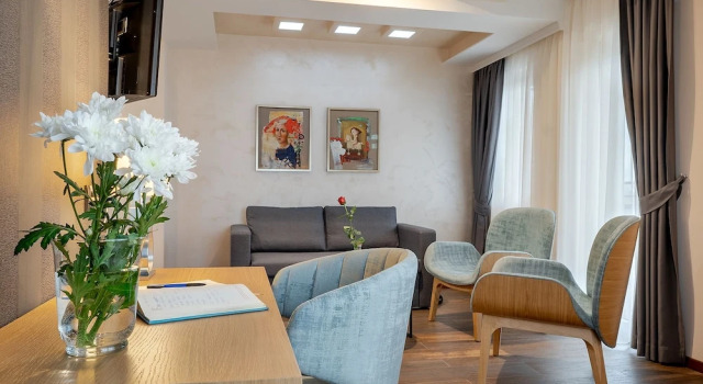 Люкс Deluxe c 1 комнатой Rubicon Garni Hotel