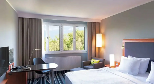 Номер Superior с красивым видом из окна Radisson Blu Hotel Dortmund
