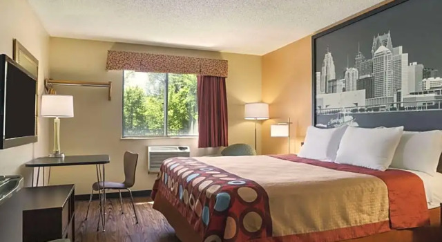 Номер Standard Super 8 by Wyndham Taylor/Detroit Area