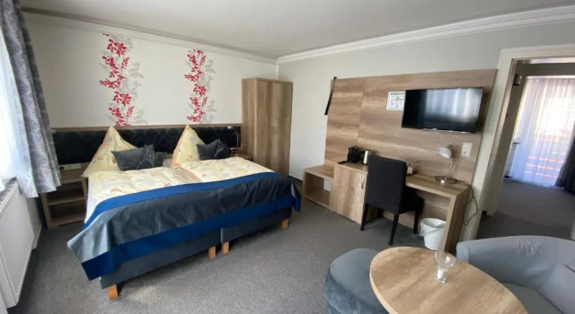 Двухместный номер Standard с балконом и с видом на море Hotel Mocca-Stuben
