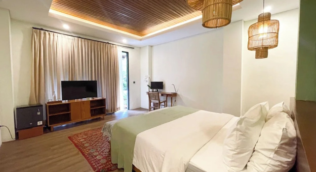Двухместный номер Deluxe Leafy Home Canggu - 5 Mins Walk to Echo Beach