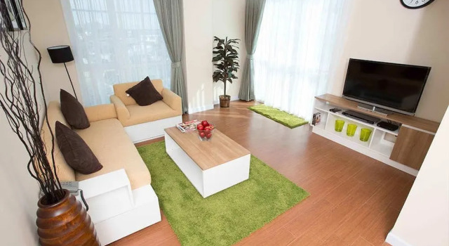 Люкс с 2 комнатами BBG Seaside Luxurious Service Apartment