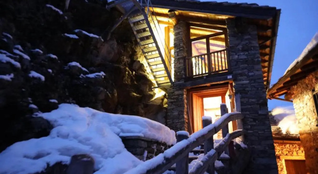 Апартаменты Superior Case Gran Paradiso di Charme Villaggio La Barmaz