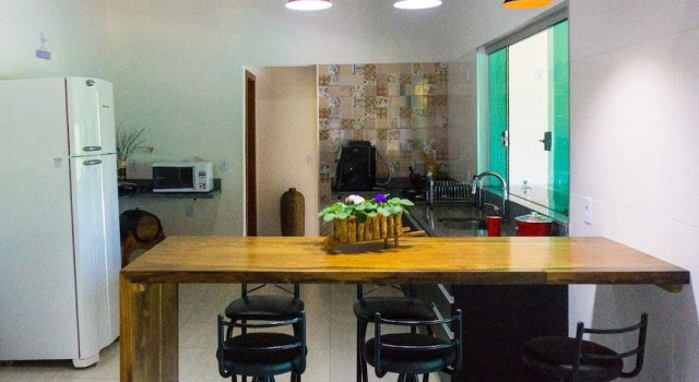 Коттедж Alecrim do Campo - Casa para 12 pessoas com 3 quartos