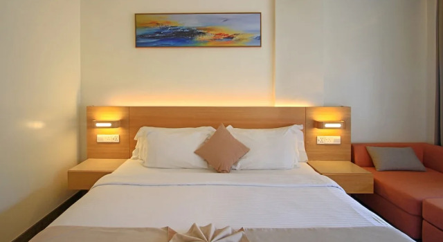 Двухместный номер Deluxe с балконом и с частичным видом на море Bubu Resort