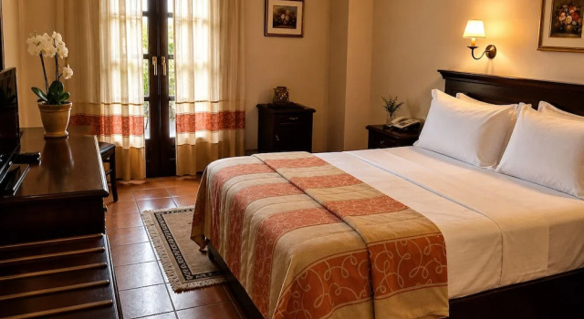 Двухместный номер Standard с балконом Hotel Doupiani House