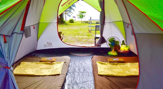 Тент Micky Monkey Beach Hotel Phuket Maikhao Thailand