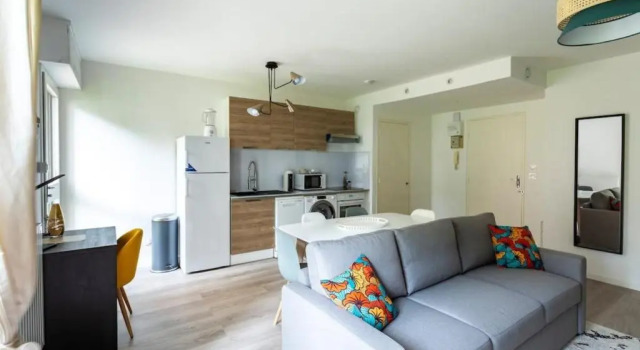 LES ASTURIES - Appartement rénové - Cosymoderne, Забронировать Апартаменты/квартира Ренн Rennes Metropolitan Area, рядом с Henri Fréville Metro Station, Rennes