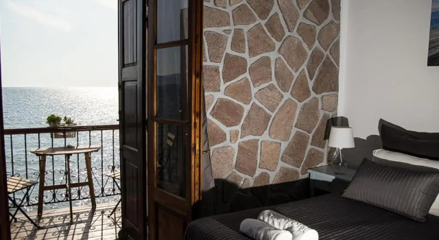Двухместный номер Standard с балконом и с видом на море Olive Press Hotel