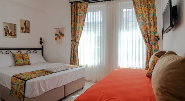Трёхместный номер Standard с частичным видом на море e2 Deniz Otel