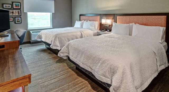 Четырёхместный номер Standard Hampton Inn & Suites Culpeper
