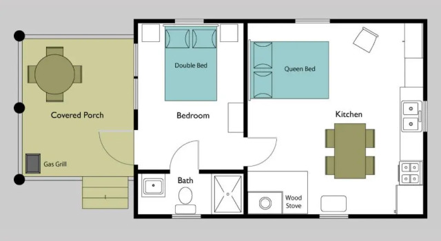 Двухместный номер Standard Corkins Lodge