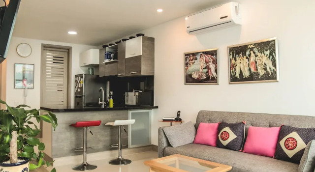 Apartment in Cartagena Waterfront 1ps17 With Air Conditioning and Wifi Home