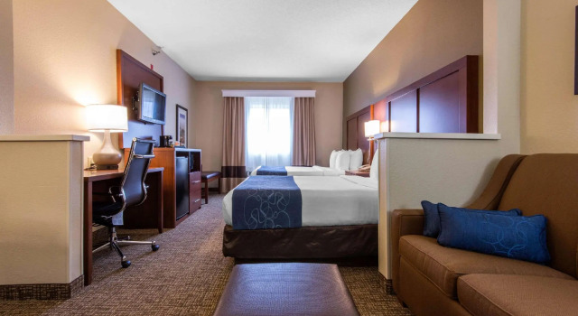 Четырёхместный люкс Comfort Suites Rochester Henrietta University Area